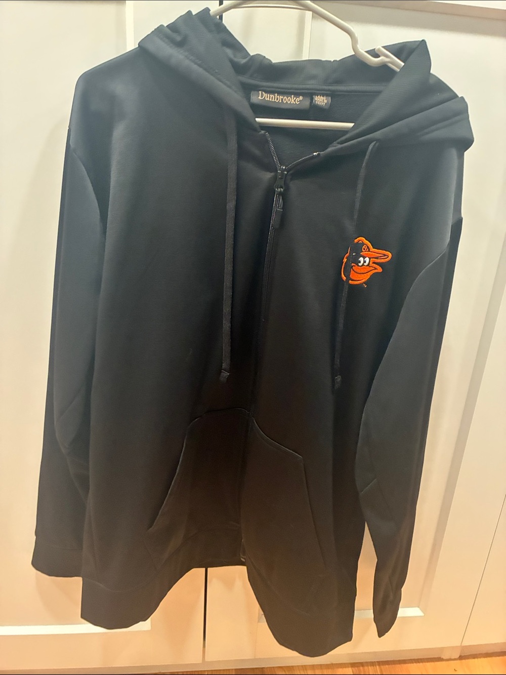 Dunbrooke Black Hoodie with Baltimore Orioles Patch
